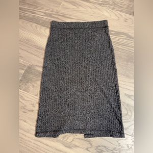 Wilfred free knit skirt dark gray